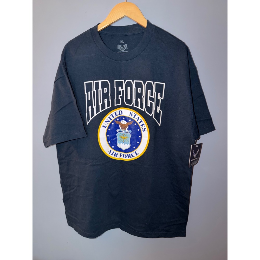 Rapid Dominance US Air Force Navy Blue Graphic T-Shirt Mens XL New With Tags
